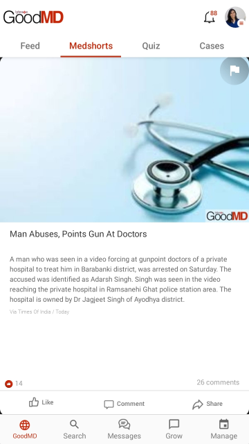 Medshorts news feed