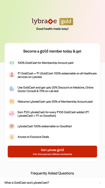 Gold membership